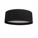 Ver imagem 1 de Plafon Redondo Madeira Preto 30cm - Preto