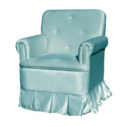 Poltrona Laura Amamentação Balanço Mais Puff - Quarto Bebê Amamentação - Veludo - Estopar Laura Mais - 3
