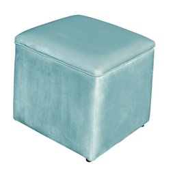 Poltrona Laura Amamentação Balanço Mais Puff - Quarto Bebê Amamentação - Veludo - Estopar Laura Mais - 8
