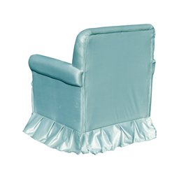 Poltrona Laura Amamentação Balanço Mais Puff - Quarto Bebê Amamentação - Veludo - Estopar Laura Mais - 4