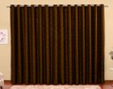 Ver imagem 1 de cortina jacquard marron semi blackout em tecido 2,60x1,80