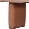 Mesa de Jantar Retangular para 8 Lugares Lintz 219 Cm - Canella C/ Pu Caramelo - 4