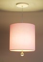 Ver imagem 1 de Luminária Pendente Com Cristal Cúpula Rosa 25x25 1E27