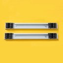 Ver imagem 5 de Suporte Moveis Com Rodinha Ajustavel Geladeira Maquina Fogao Eletrodomestico Resistente Arrasta Faxi