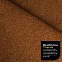 Ver imagem 3 de Kit 02 Poltronas e 01 Sofá Bloom 200cm 03 Lugares com Pés de Madeira Bouclê Terracota - Desk Design