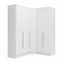 Ver imagem 1 de Guarda-Roupa Modulado de Canto Oblíquo 5 Portas 6 Gavetas 100% MDF Cairo