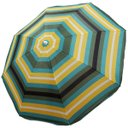 Ver imagem 3 de Guarda Sol Praia 2,40 Metros Piscina Pesca Camping Verão Verde Importway Iwgs-240-03