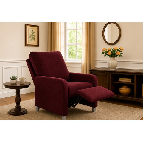 Poltrona Reclinável Lefranbox Apolo Suede