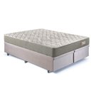 Ver imagem 2 de Base Box Baú Queen 158x198 Suede Bege com Colchão Ecoline D40 Espuma