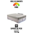 Ver imagem 7 de Base Box Baú Queen 158x198 Suede Bege com Colchão Ecoline D40 Espuma