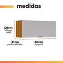 Ver imagem 3 de Armário Aéreo de Geladeira 100% Mdf 0,80m Lais