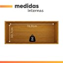 Ver imagem 5 de Armário Aéreo de Geladeira 100% Mdf 0,80m Lais