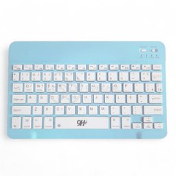 Kit Teclado e Mouse Wireless Slim A6732 Azul Recarregável - 2