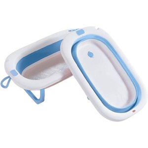 Banheira para Bebê Retrátil 30l 74x45x16cm Azul