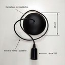 Ver imagem 5 de Luminária Teto Pendente Madeira Rústica Sala Quarto Balcão