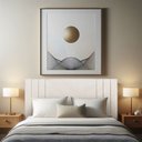 Ver imagem 2 de Cabeceira Casal 1,40m Viena Suede Bege Dal Poz Estofados