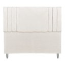 Ver imagem 3 de Cabeceira Casal 1,40m Viena Suede Bege Dal Poz Estofados