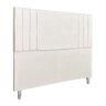 Cabeceira Casal 1,40m Viena Suede Bege Dal Poz Estofados - 1