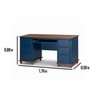 Escrivaninha Linz 6 Gavetas 80 X 176 X 50 Cm (a X L X P) - 5