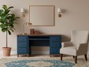 Ver imagem 2 de Escrivaninha Linz 6 Gavetas 80 X 176 X 50 Cm (a X L X P)