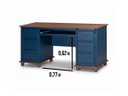 Ver imagem 4 de Escrivaninha Linz 6 Gavetas 80 X 176 X 50 Cm (a X L X P)