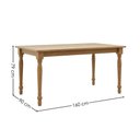 Ver imagem 4 de Mesa de Jantar 2 Bancos 2 Cadeiras Rubi Madeira Macica Taeda Freijo Festra