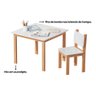 Mesinha Infantil em Madeira Maciça Isa com 1 Cadeirinha para Atividades - 3