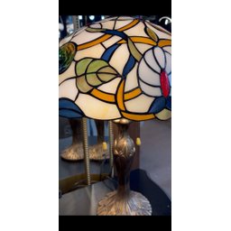 Abajur Tiffany Floral Lar Fino Decor Colorido 110v/220v - 2