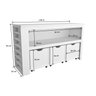 Organizador com Baús e Porta Carrinhos Alexis 100% Mdf Woodcore - 5