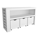 Ver imagem 3 de Organizador com Baús e Porta Carrinhos Alexis 100% Mdf Woodcore