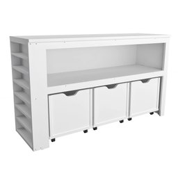 Organizador com Baús e Porta Carrinhos Alexis 100% Mdf Woodcore - 3