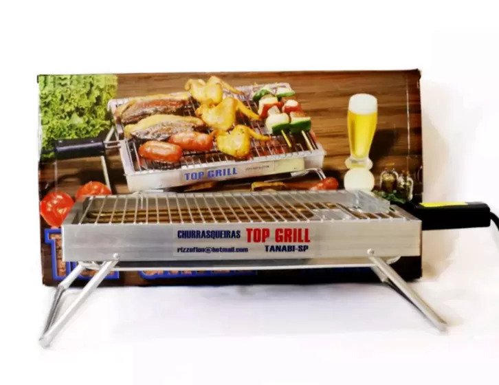 Churrasqueira Elétrica Aluminio Top Grill 1 - 220v