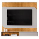 Ver imagem 6 de Painel Ripado TV 65 pol com Bancada Suspensa 150cm Ezra D05 Cedro Bali - Lyam Decor