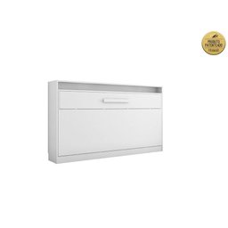 Cama Dobrável Solteiro Branco com Colchão - Framar Móveis - 6 Cama Dobrável Solteiro Branco com Colchão - Framar Móveis - 6