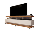 Ver imagem 1 de Rack de TV para Sala com Gavetas Vivare Giga Móveis:OffWhite/Freijó