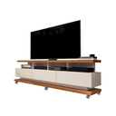 Ver imagem 1 de Rack de TV para Sala com Gavetas Vivare Giga Móveis:OffWhite/Freijó