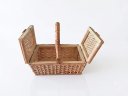 Ver imagem 2 de Cesta de Piquenique em Vime Artesanal Media 40 x 27 x 17