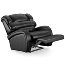 Ver imagem 3 de Poltrona do Papai Reclinável Kalie Power Touch Massagem Fh9 Pu Preto Brilho - Mpozenato