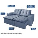 Ver imagem 2 de Sofá Retrátil e Reclinável 3 Lugares Atibaia