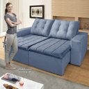 Ver imagem 4 de Sofá Retrátil e Reclinável 3 Lugares Atibaia