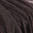 Ver imagem 2 de Manta P/ Sofá - Boras Chenille - 2 Lugares - 1,70m X 1,25m - Marrom - Niazitex Dohler