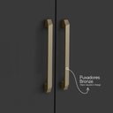 Ver imagem 6 de Kit Cozinha 9 Portas Mega 208 Cm Cinamomo Grafite Armoveis