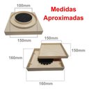 Ver imagem 4 de Ralo Oculto 15x15 Invisivel para Piso Porcelanato Bege