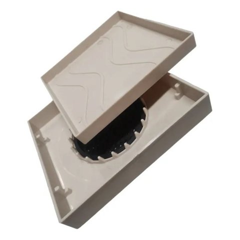 Ralo Oculto 15x15 Invisivel para Piso Porcelanato Bege