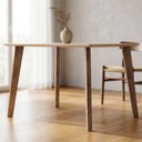 Ver imagem 1 de Kit Pé Mesa em Madeira para Mesa de Jantar Design Moderno e Acabamento Decorativo - Cinamomo