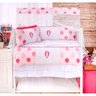 Kit Mini Berço Menina Rosa 100% Algodão Balone 7 Peças - 5