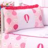 Kit Mini Berço Menina Rosa 100% Algodão Balone 7 Peças - 2
