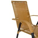 Ver imagem 3 de Conjunto de Mesa de Centro e 2 Cadeiras Bela para Área Externa Caramelo