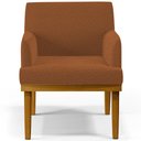Ver imagem 6 de Kit 02 Poltronas Decorativa Para Sala De Estar E Recepção Beatriz W01 Bouclê Terracota - Lyam