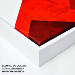 Quadro Natureza Folhas Verdes - Tela Única - 150 x 100 cm - Preta - 4